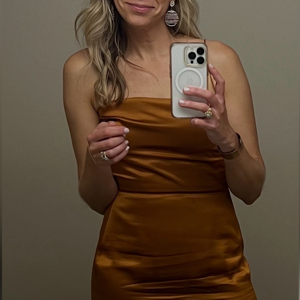 Reformation Copper Frankie Dress